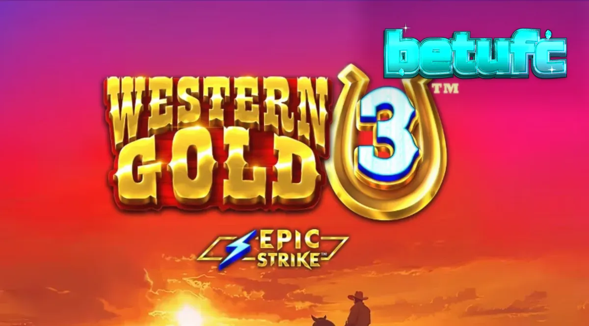 Western Gold 3 slot interface com tema de Velho Oeste